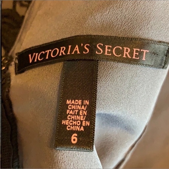 Victoria’s Secret black eyelet lace fit and flare dress Size 6 - Picture 9 of 9